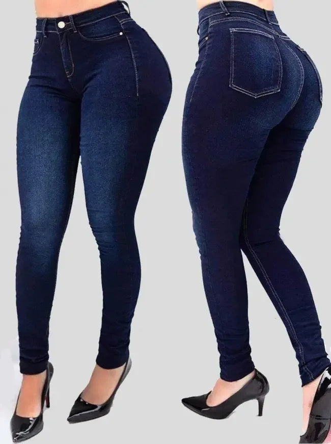 High Waist Street Jeans