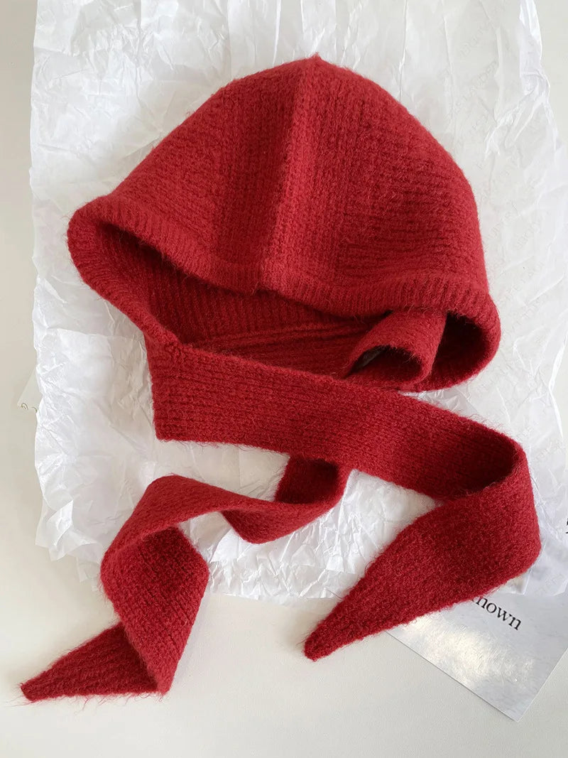 Neck Collar Scarf Beanie