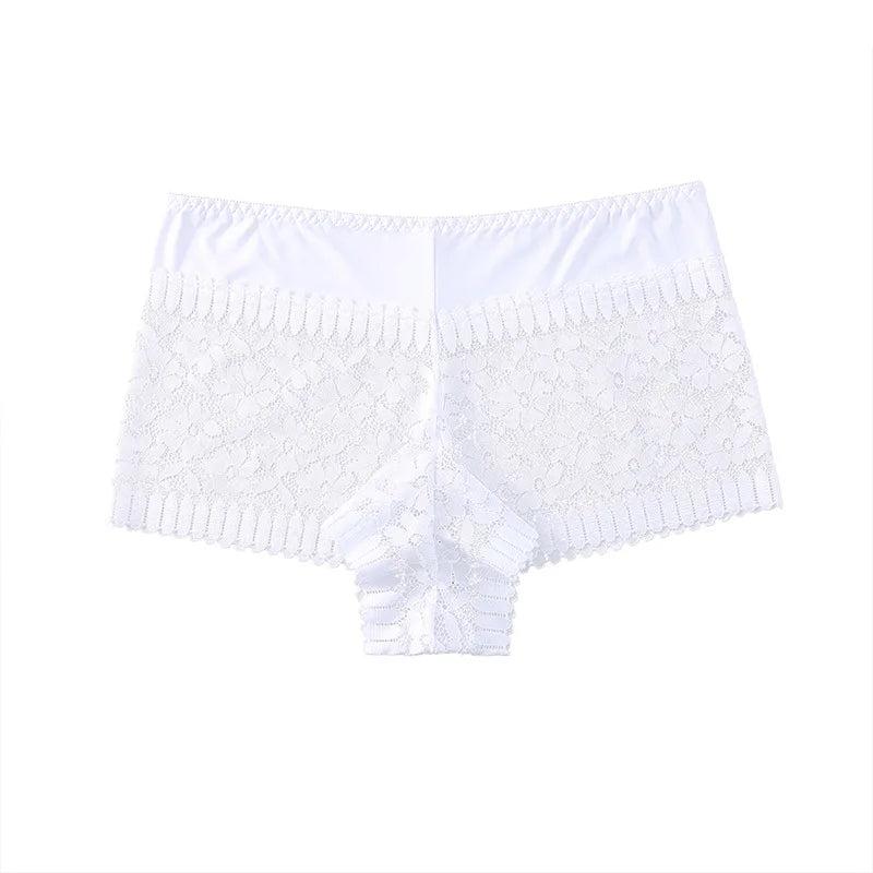 High Waist Lace Boy shorts Panties