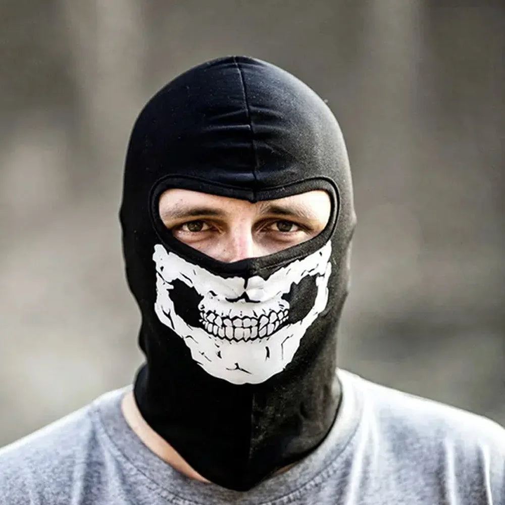 Skull Ghost Full Face Ski Mask