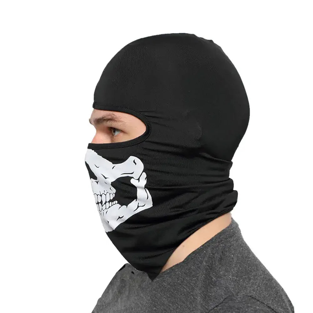 Skull Ghost Full Face Ski Mask
