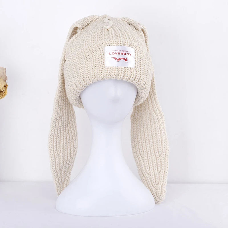 Long Rabbit Ear Beanie
