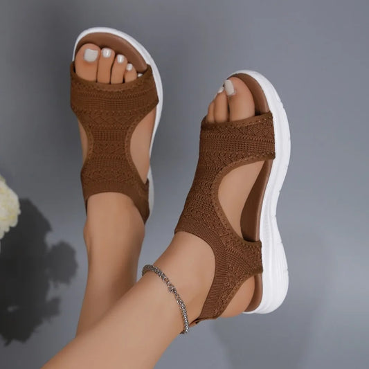 Open Toe Wedge Sandals