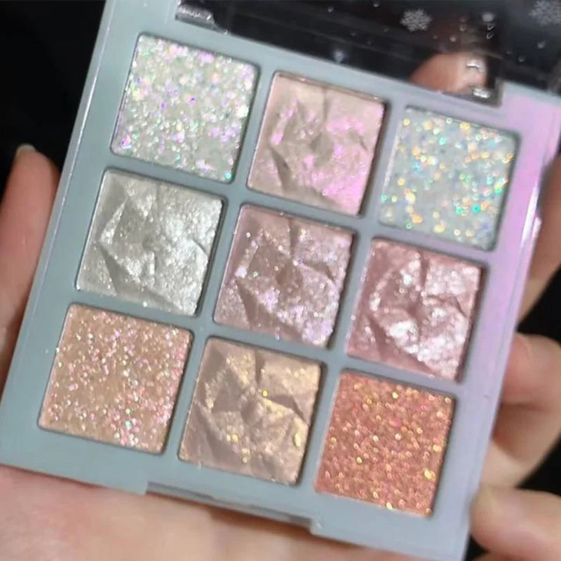 Glitter Snowflake Eyeshadow Palette