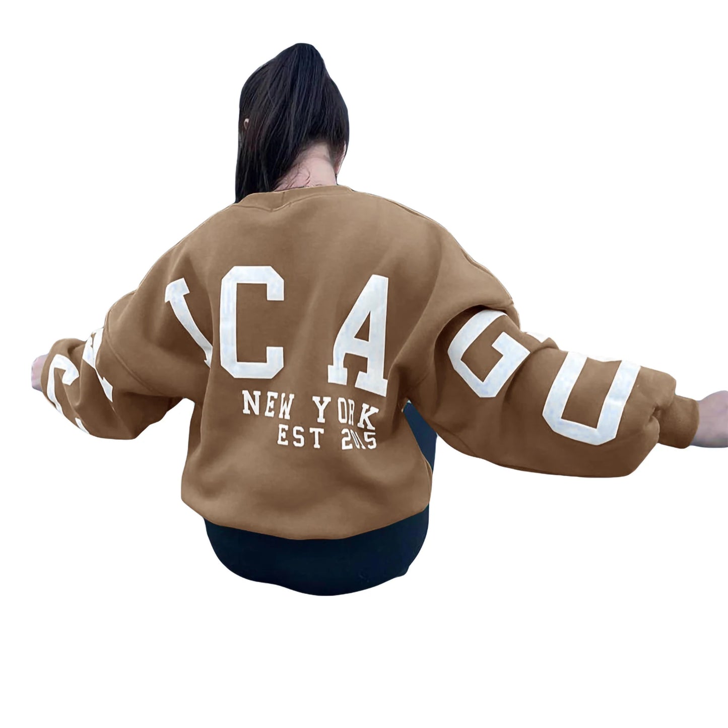 Loose Casual Pullover Hoodie