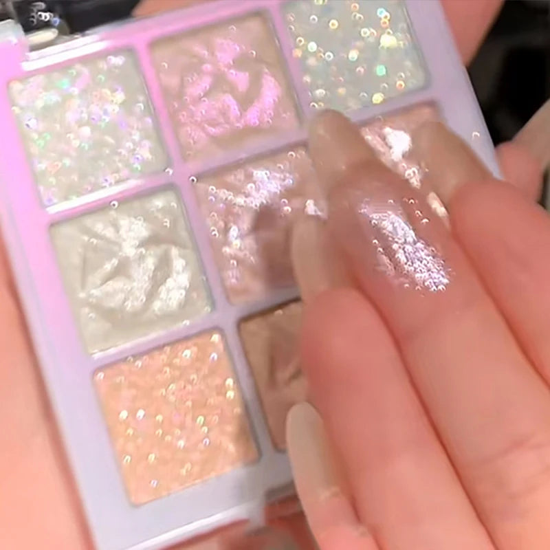 Glitter Snowflake Eyeshadow Palette