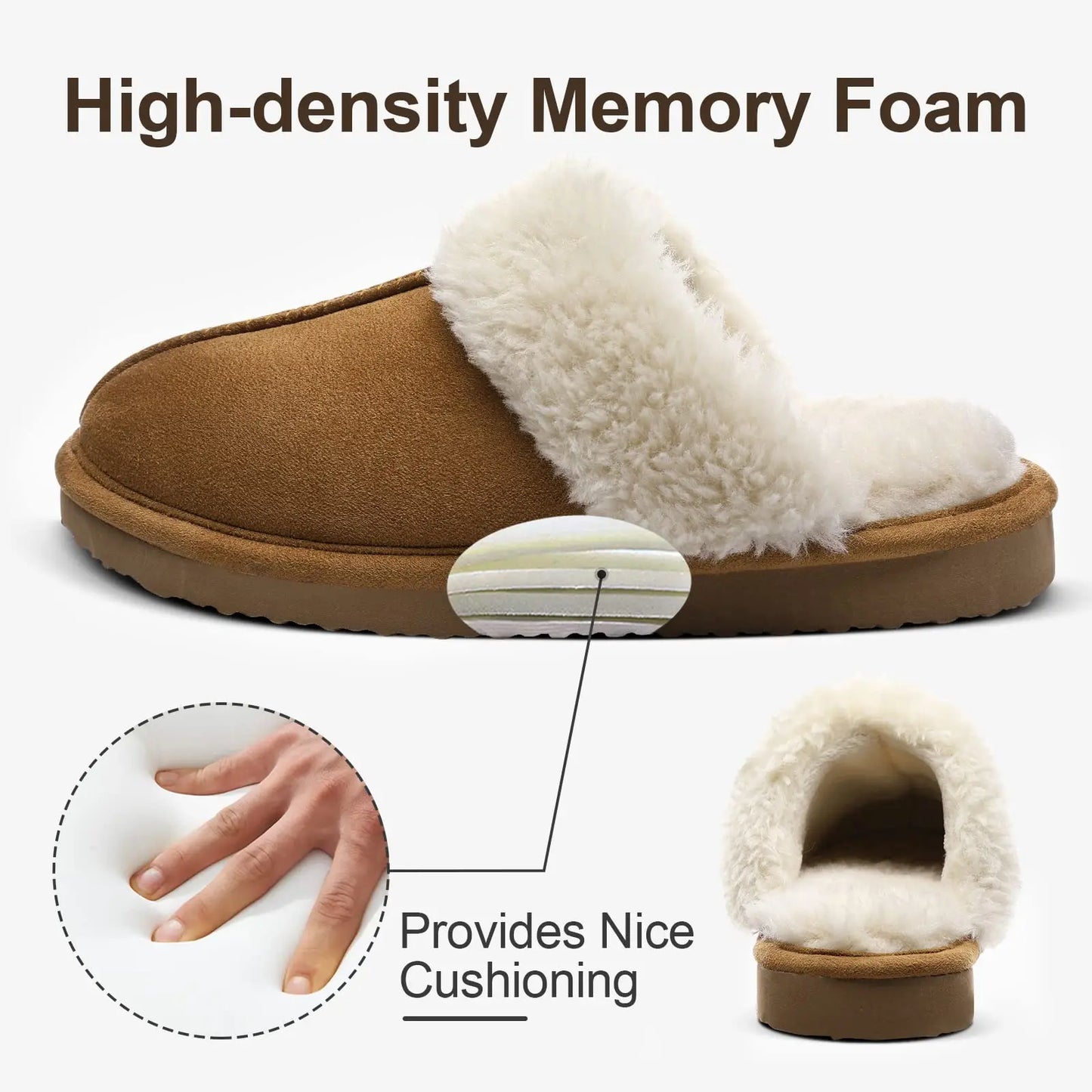 Fuzzy House Slippers