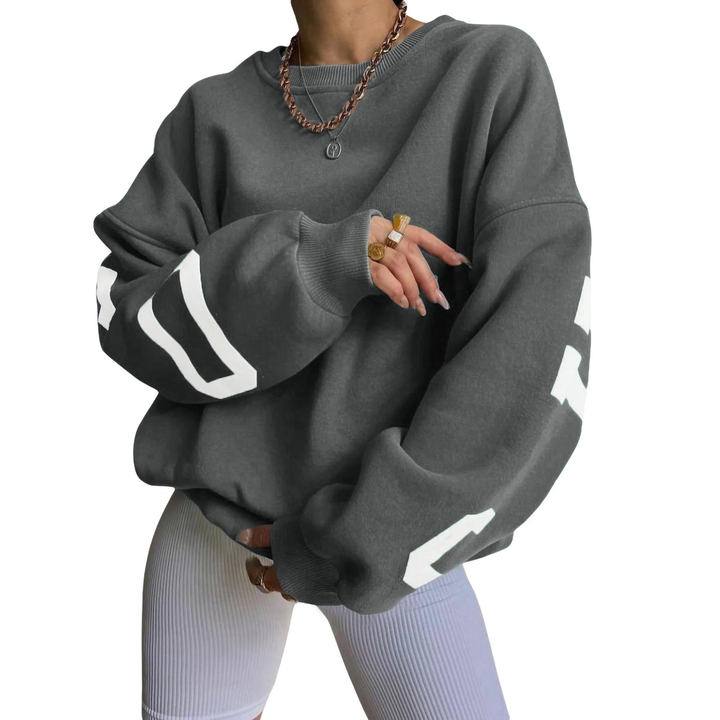 Loose Casual Pullover Hoodie