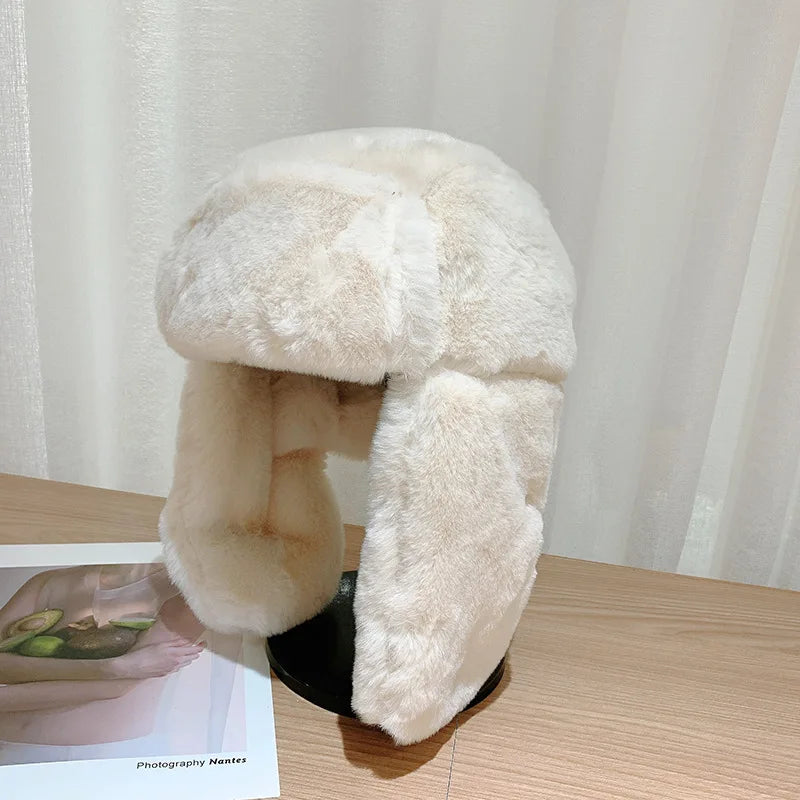 Warm Adjustable Earflap Winter Beanie
