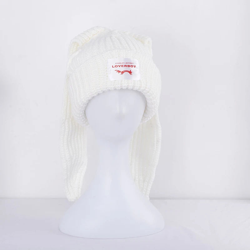 Long Rabbit Ear Beanie