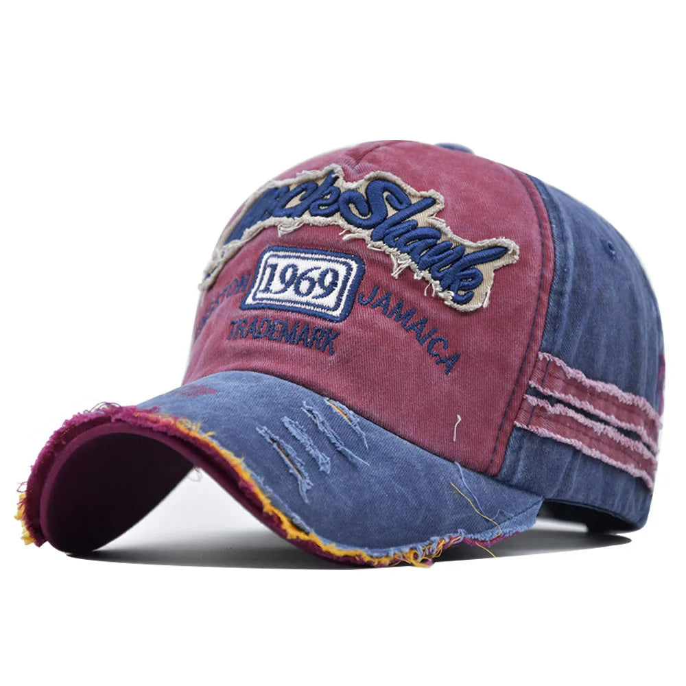 Retro Washed 1969 Baseball Caps