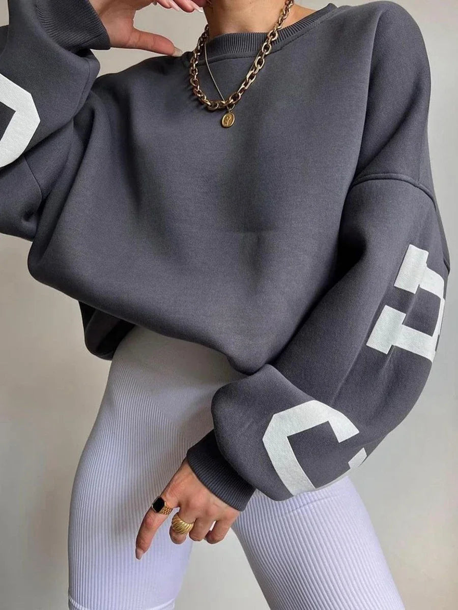 Loose Casual Pullover Hoodie