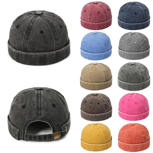 Denim Docker Cap