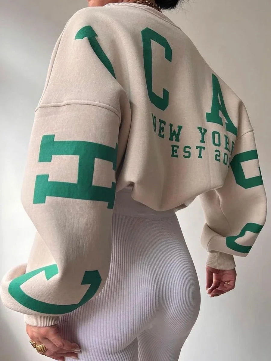 Loose Casual Pullover Hoodie