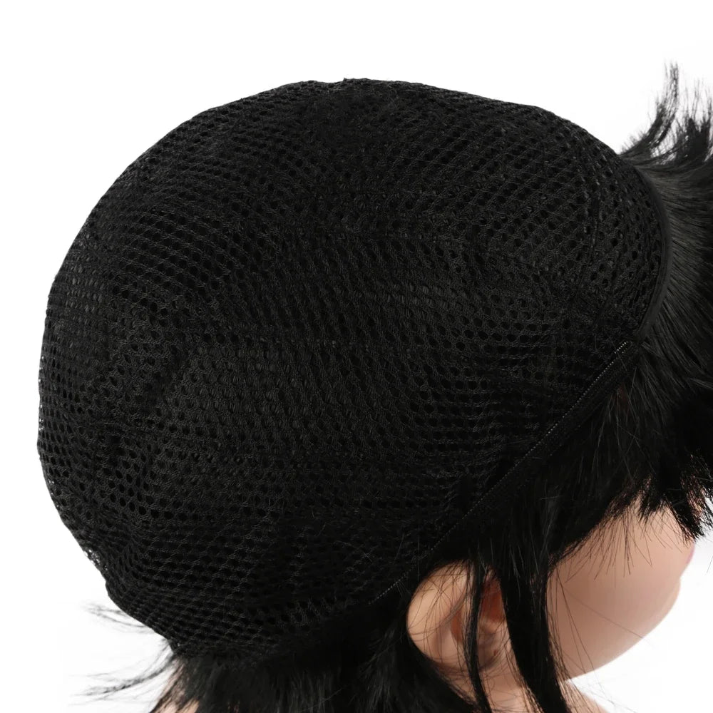 10"Bob Synthetic Wig With Bangs