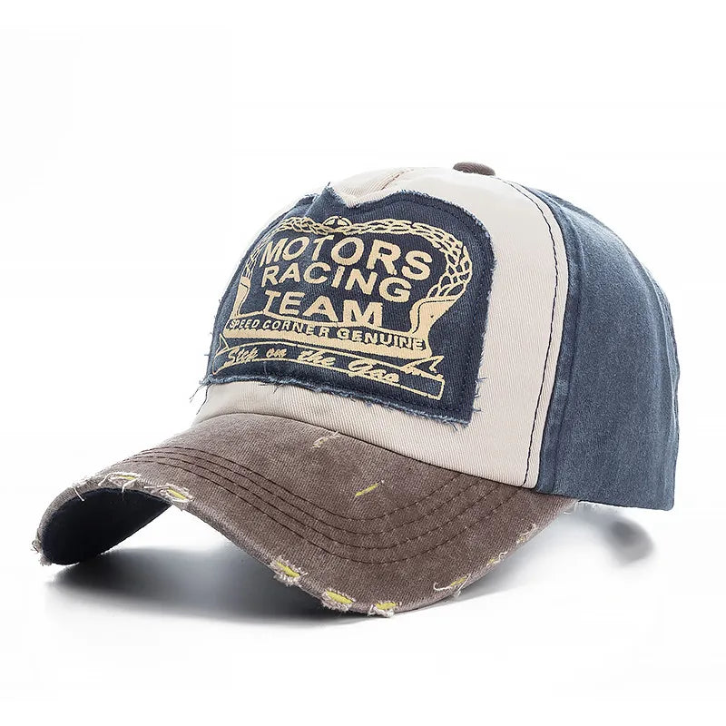 Multicolor Washed Cotton Baseball Cap