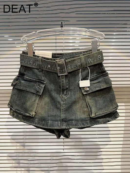 High Waist Min Skirt Shorts