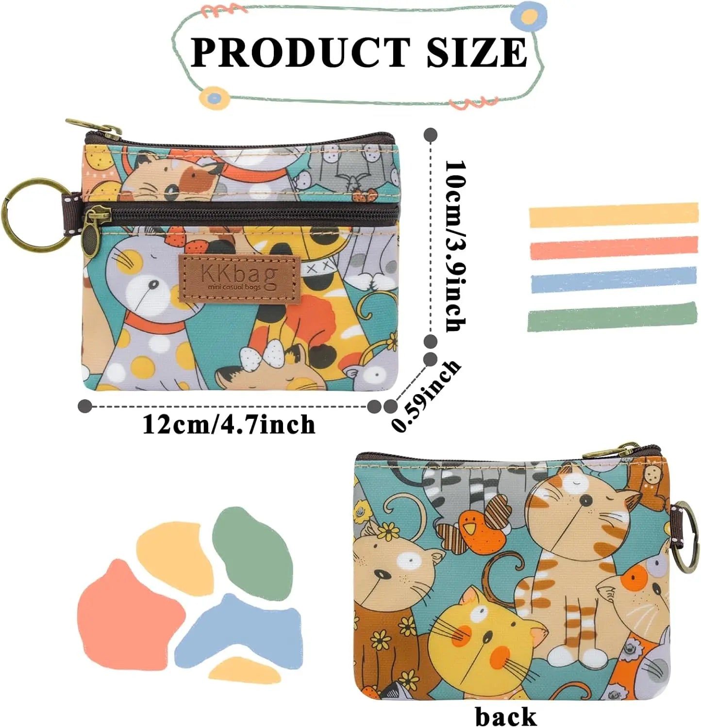 Cute Little Animal Wallet Zipper Purse