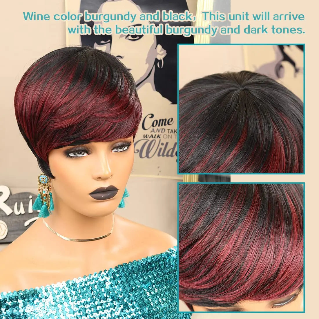 Short Pixie Cut Wig