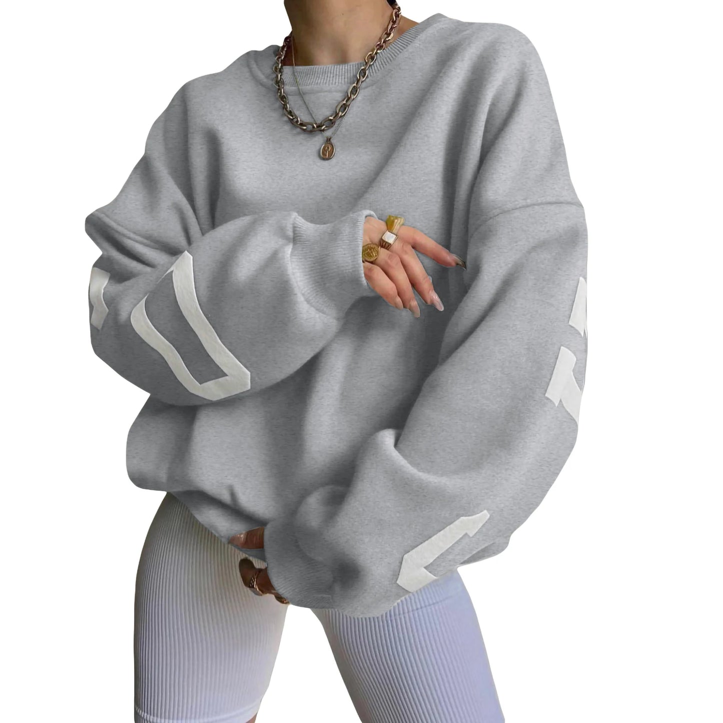 Loose Casual Pullover Hoodie