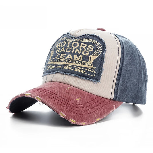Multicolor Washed Cotton Baseball Cap