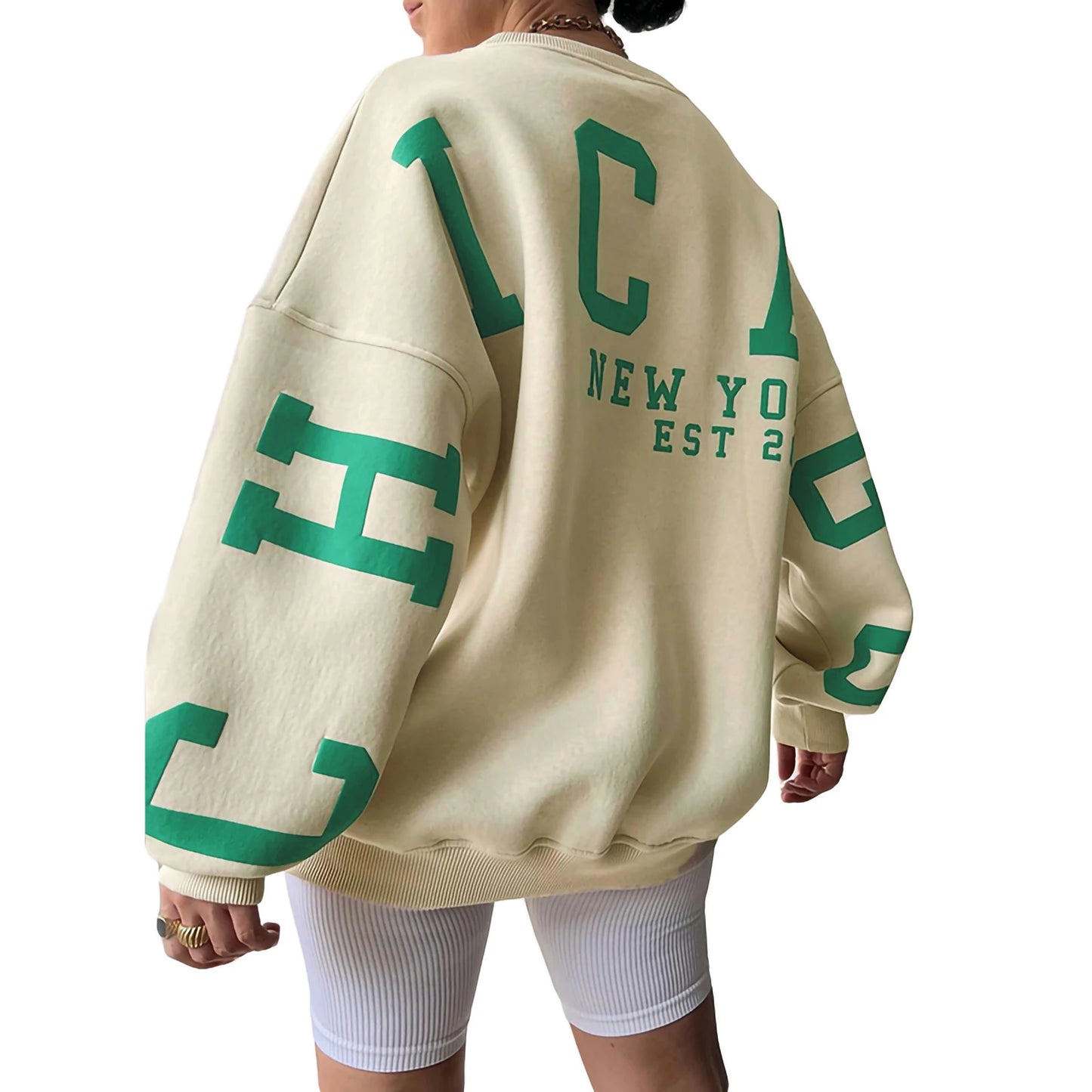 Loose Casual Pullover Hoodie