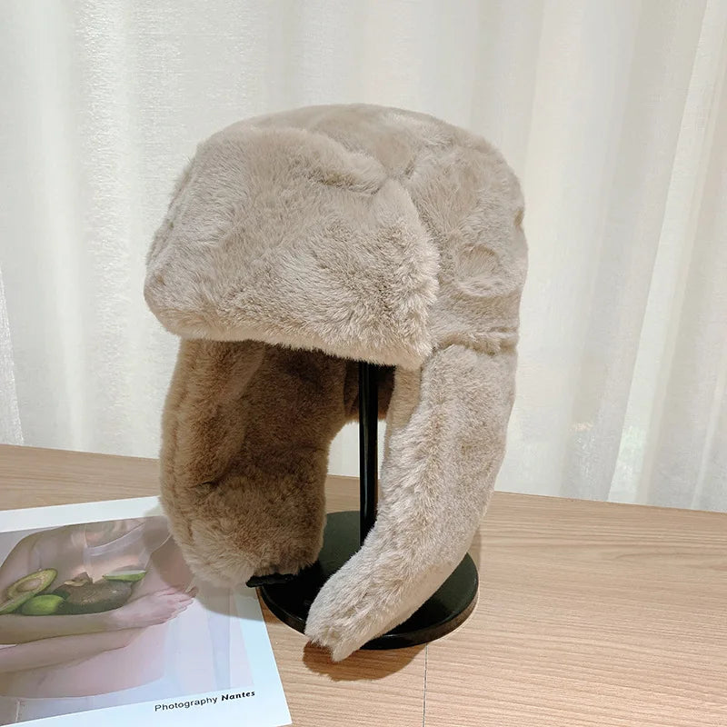 Warm Adjustable Earflap Winter Beanie