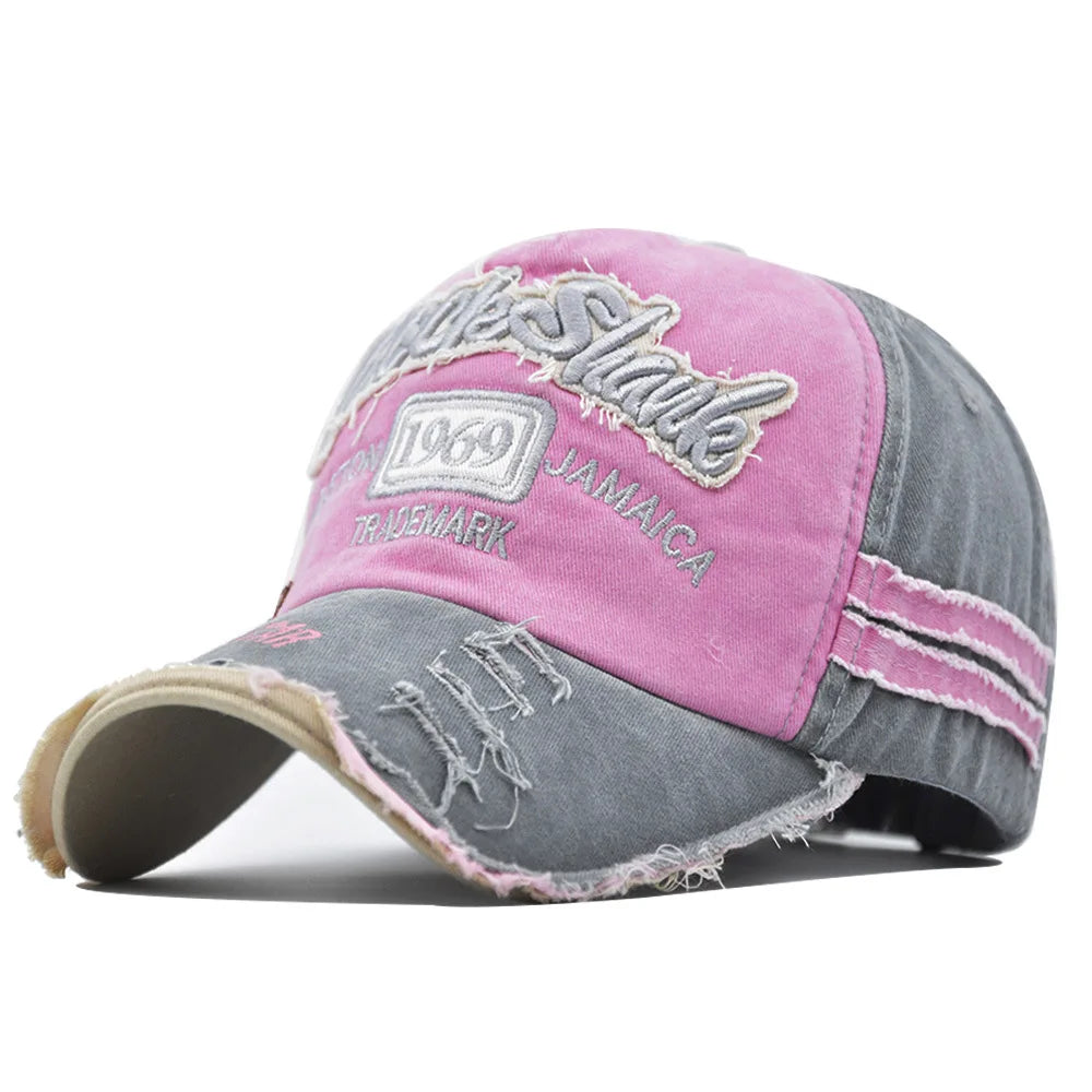 Retro Washed 1969 Baseball Caps