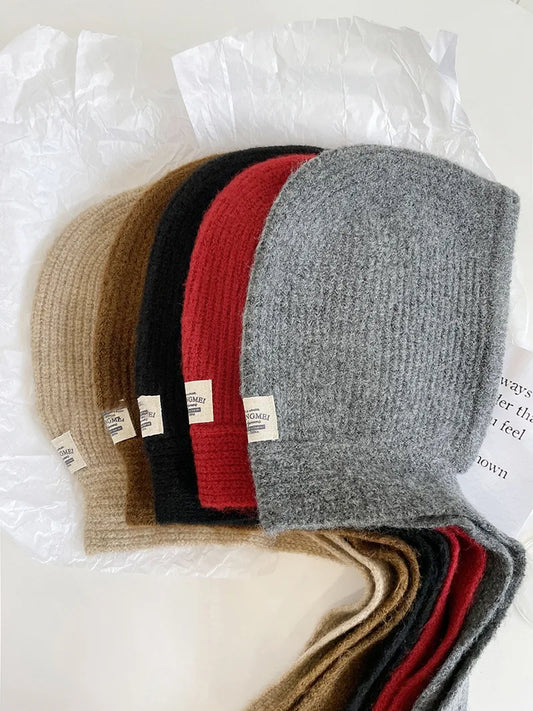 Neck Collar Scarf Beanie