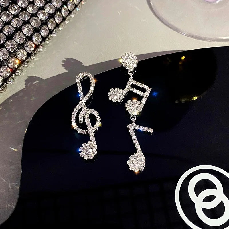 Fantastic Colorful Crystal Square Earrings