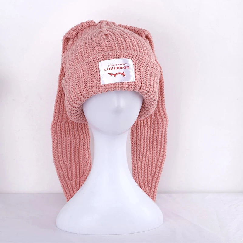 Long Rabbit Ear Beanie